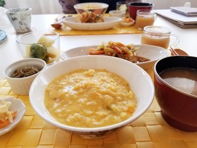 酒粕入り豆乳リゾット！とても美味しかった！